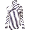 Striped Wrap Neck Top - Drugo - 