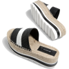 Striped jute flatform sandals - プラットフォーム - £29.99  ~ ¥4,441