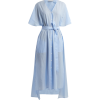 Striped tie-waist cotton dress - Dresses - 