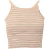 Stripe narrow shoulder wool vest - ベスト - $19.99  ~ ¥2,250