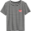 Stripes Lip T-Shirt  - T-shirts - $14.99 