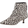 Stuart Weitzman Leopard Ankle Booties - Boots - 