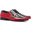 Studded Leather Derby Shoes - Mocassini - 