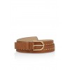 Studded Faux Leather Skinny Belt - Remenje - $4.99  ~ 4.29€