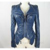 Studded Leather Jacket - Jacket - coats - 