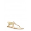Studded Rhinestone Thong Sandals - Sandals - $12.99  ~ £9.87