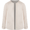 Suede Lace Up Sleeve Jacket - Jacket - coats - 