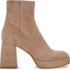 Suede platform ankle boots - Boots - 