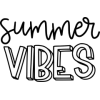 Summer Vibes - 插图用文字 - 