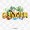 Summer-tropical word art - Uncategorized - 