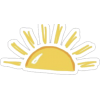 Sun Sticker - イラスト - 