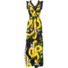 Sunflower Print Dress - Obleke - 