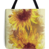 Sunflower Tote Bag - Bolsas pequenas - 