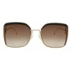 Sunglasses Fendi Ff 294 /S 009Q Brown / JL brown ss gold lens - Sunglasses - $235.20 