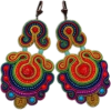 Sutaszowe kolczyki earrings - Naušnice - 
