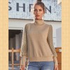 Sweater for fall tan - Long sleeves shirts - 