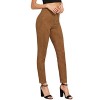 SweatyRocks Women's High Waisted Soft Slim Casual Pants Solid Suede Leggings - 裤子 - $13.99  ~ ¥93.74