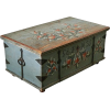 Swedish small marriage trunk 1835 1830s - Furniture - 