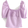 Sweet ruffled blouse pullover shirt - Camisola - curta - $26.99  ~ 23.18€