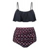 Swiland Womens High Waisted Swimsuits Flounce Top Bathing Suits Swimwear - Kupaći kostimi - $39.99  ~ 254,04kn