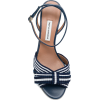 TABITHA SIMMONS striped bow sandals - Sandálias - 