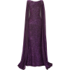 TALBOT RUNHOF Cape-effect draped metalli - Dresses - 