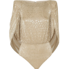 TALBOT RUNHOF Cape-effect metallic voile - 长袖衫/女式衬衫 - 