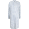 TEKLA striped poplin nightshirt dress - ルームウェア - $461.00  ~ ¥51,885