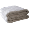 TELL ME MORE white knitted blanket - Uncategorized - 