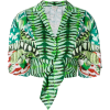 TEMPERLEY LONDON leaf print  - Camisa - curtas - $628.00  ~ 539.38€