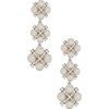 THE BOHEMIAN Rhodium Plated Pearl Dangle - Earrings - $76.00 