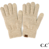 THE OLDE FARMSTEAD neutral wool gloves - Manopole - 