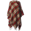 THE REAL WOOL SHOP tartan poncho - Giacce e capotti - 