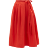 THIERRY COLSON Java pleated cotton wrap - Skirts - 