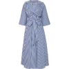 THIERRY COLSON striped cotton wrap dress - 连衣裙 - 