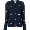 THOM BROWNE Bow Intarsia Cashmere Cardig - Swetry na guziki - $1,890.00  ~ 1,623.29€