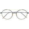 THOM BROWNE EYEWEAR round frame glasses - ベルト - $878.00  ~ ¥98,817