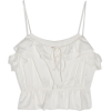 TOPSHOP Chartreuse Classic Ruffle Cami - Camisas sin mangas - 