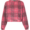 TOPSHOP Fluffy Check jumper - 套头衫 - 