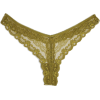 TOPSHOP Olive Lace Thong - 内衣 - 