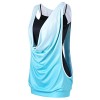 TOPUNDER Fashion Sleeveless Tank Tops Gradient Color Blouse Two Piece Camis and Vest for Women - 半袖衫/女式衬衫 - $6.79  ~ ¥45.50