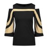 TOPUNDER Women Clothing Women Cold Shoulder Shirt Long Sleeve Blouse Sweatshirt Pullover Tops by Topunder - Shirts - $9.99  ~ £7.59