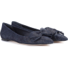 TORY BURCH Rosalind suede ballerinas - 平鞋 - $258.00  ~ ¥1,728.69