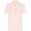 TORY BURCH Emily cotton-blend polo shirt - Hemden - kurz - $128.00  ~ 109.94€