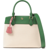 TORY BURCH Leather-trimmed canvas should - Borsette - 