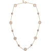 TORY BURCH logo charm necklace - 项链 - 