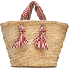 TOTE BAG WITH STRIPED HANDLES - Borsette - 35.95€ 