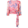TWIN-SET paisley print sleeve blouse - Srajce - kratke - 