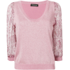 TWIN-SET paisley print sleeve blouse - Majice - kratke - 