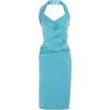 Talbot Runhof Dress Blue - Obleke - 